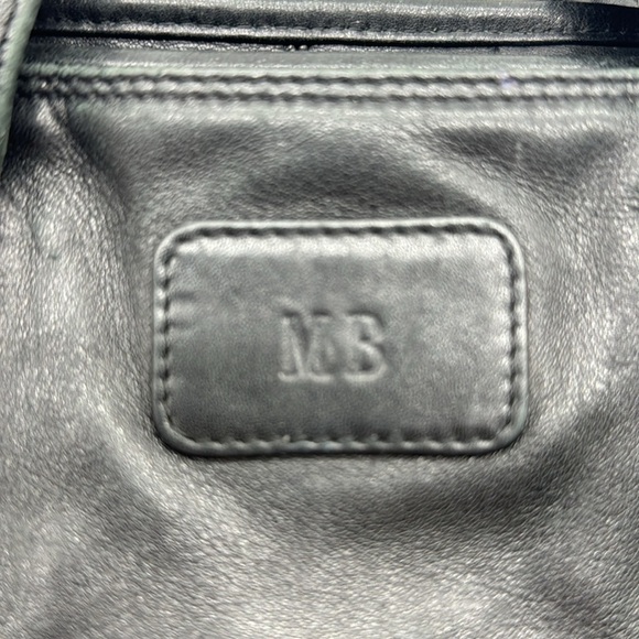 Tumi Black Super Soft Leather Briefcase BP6641B - Picture 4 of 16